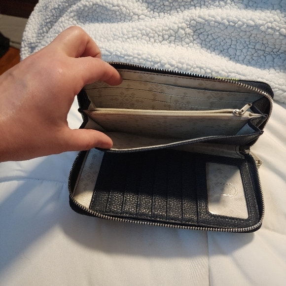 Colorful Feather Print Wallet - Picture 3 of 3